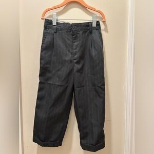 George Boys 3T Gray Pinstripe Dress Pants w/Button & Zip Closure